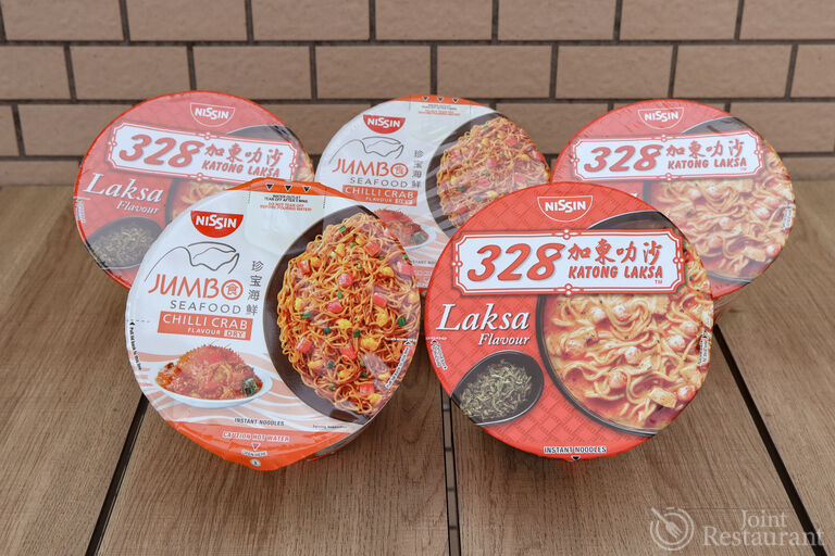 人気レストランコラボカップ麺食べてみた～ラクサ＆チリクラブ編