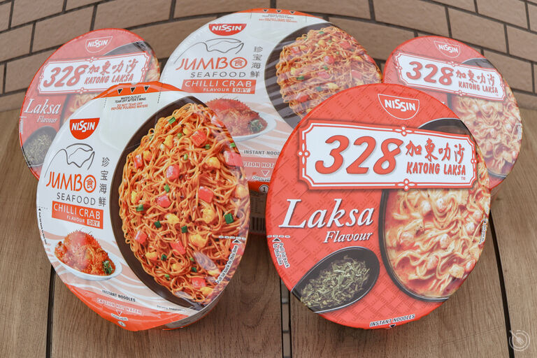 人気レストランコラボカップ麺食べてみた～ラクサ＆チリクラブ編